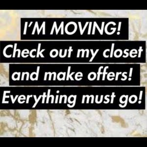 Please make an offer! Everything must go!